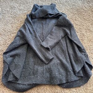 LOFT Navy cowl neck sweater